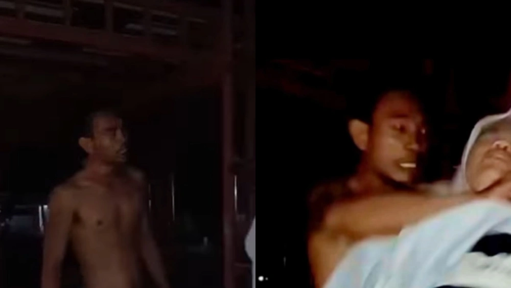 Video Pemukulan Oleh Tukang Parkir Di Lombok. [Instagram]